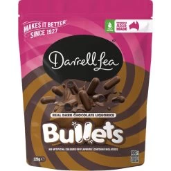 Darrell Lea - Dark Choc Bullets ( 226g)