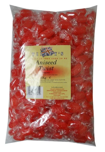 Tilleys Aniseed Twists - Individually Wrapped (3kg) 3 Tilleys Aniseed Twists - Individually Wrapped (3kg)