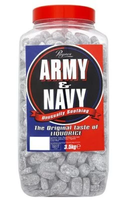 Paynes Army & Navy - Liquorice Sweets (3.5kg Jar)