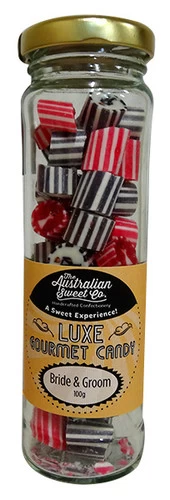 Bride & GroomLuxe Rock Candy (100g Jar)