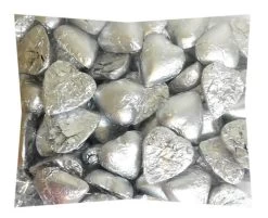 Belgian Milk Chocolate Hearts - Matte Silver (500g Bag) 7 Belgian Milk Chocolate Hearts - Matte Silver (500g Bag) -Candy Promotion Store Belgian Milk Chocolate Hearts Matte Silver 500g Bag b 99275.1674196714