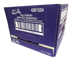 Cadbury Dairy Milk Sharepack (144g Bag X 14pc Box)