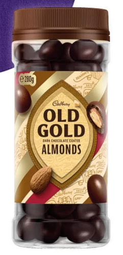 Cadbury Old Gold Almonds (280g Jar)