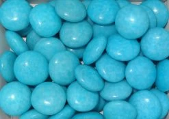 Choc Drops - Light Blue Single Colour Smarties Clones (500g Bag) -Candy Promotion Store Choc Drops Light Blue 40792.1409899732