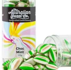Choc Mint Humbugs (170g Jar)