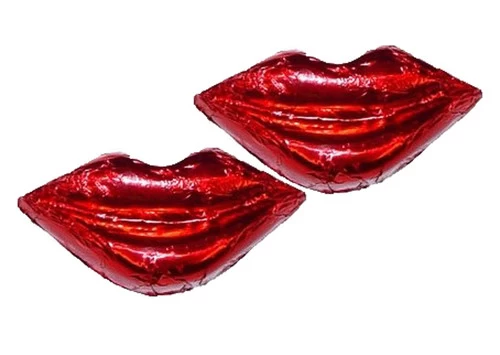 Chocolate Gems - Chocolate Kisses - Red Foil (500g Bag / Approx 60 Pieces) 3 Chocolate Gems - Chocolate Kisses - Red Foil (500g Bag / Approx 60 Pieces)