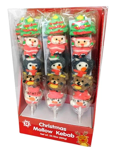 Christmas Mallow Kebab (12 X 57g) 3 Christmas Mallow Kebab (12 X 57g)