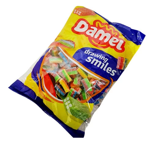 Damel Sour Multicolour Bricks (1kg Bag) 2 Damel Sour Multicolour Bricks (1kg Bag)