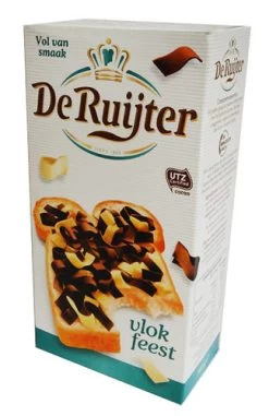 De Ruijter - Chocolate And Vanilla Flakes(300g) - BB April 2024