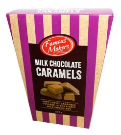 Famous Makers - Milk Chocolate Caramels (230g Box)