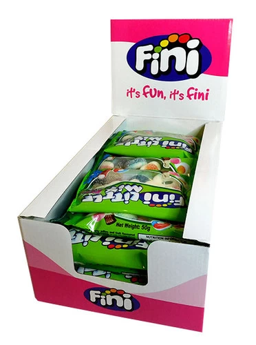 Fini Pillow Packs - Sour Little Mix Fizz (18 X 50g) 3 Fini Pillow Packs - Sour Little Mix Fizz (18 X 50g)