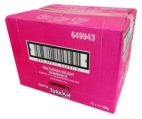 Fry S Turkish Delight Sharepack (180g Bag X 12pc Box) 4 Fry S Turkish Delight Sharepack (180g Bag X 12pc Box) - Image 2