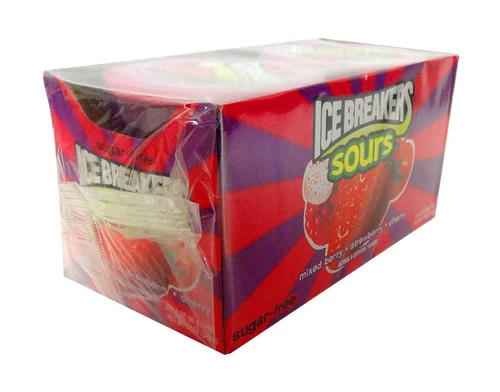 Ice Breakers Sours Berry (8 X 42g Tins) 3 Ice Breakers Sours Berry (8 X 42g Tins)