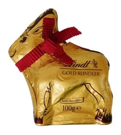Lindt Milk Chocolate Reindeer (100g Single Unit) - BB 03/24