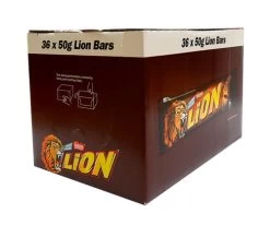Lion Bars (36 X 50g Bars) -Candy Promotion Store Lion Bars 36 x 50g bars w 88116.1495500285