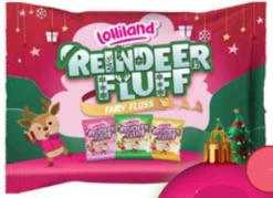Reindeer Fluff - Christmas Fairy Floss (8g X 10pc Bag)