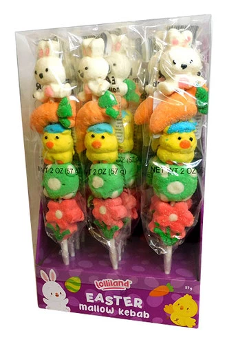 Lolliland Easter Marshmallow Kebab (12 X 57g) 3 Lolliland Easter Marshmallow Kebab (12 X 57g)