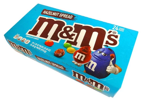 M&M Hazelnut Spread Chocolate Candies (24 X 38g Bags) 3 M&M Hazelnut Spread Chocolate Candies (24 X 38g Bags)