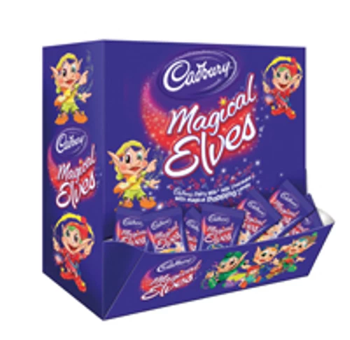 Cadbury Magical Elves (72 X 12gr In A Display Unit) 3 Cadbury Magical Elves (72 X 12gr In A Display Unit)