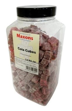 Maxons - Cola Cubes (3.4kg Jar)