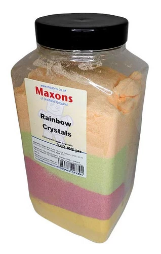 Maxons - Rainbow Crystals (3.63 Kg Jar) 3 Maxons - Rainbow Crystals (3.63 Kg Jar)