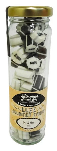 Mr & Mrs Luxe Rock Candy (100g Jar)