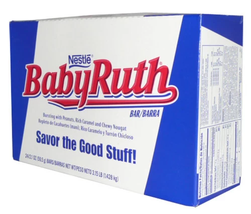 Nestle Baby Ruth Bars (24 X 59.5g Bars In A Display Unit) 4 Nestle Baby Ruth Bars (24 X 59.5g Bars In A Display Unit) - Image 2