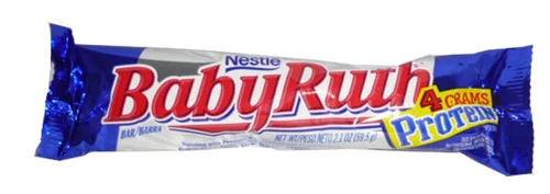 Nestle Baby Ruth Bars (24 X 59.5g Bars In A Display Unit) 3 Nestle Baby Ruth Bars (24 X 59.5g Bars In A Display Unit)