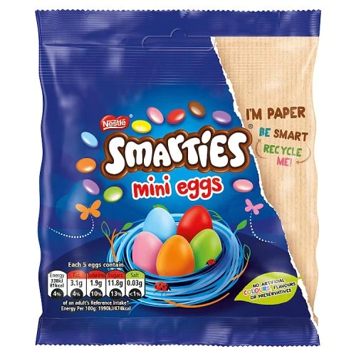 Smarties Mini Eggs (110g) 3 Smarties Mini Eggs (110g)
