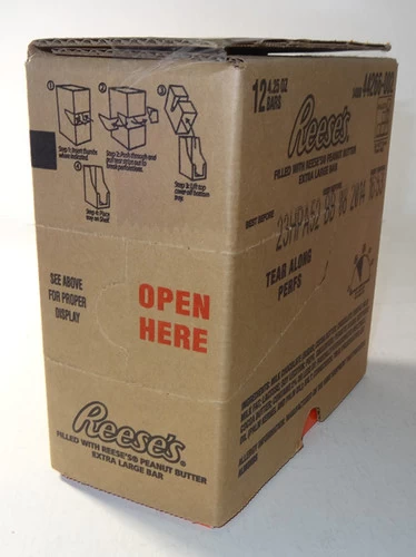 Reeses Extra Large Bars (12 X 120g Bars (4.25oz))