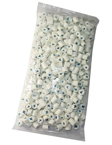 Rock Candy - White And Blue - Cross Center (1kg Bag) 3 Rock Candy - White And Blue - Cross Center (1kg Bag)