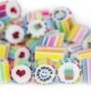 Rock Candy - Rainbow - "Happy Birthday" Center (1kg Bag) -Candy Promotion Store Rock Candy Happy Birthday Rainbow 1kg Bag 35144.1473055788