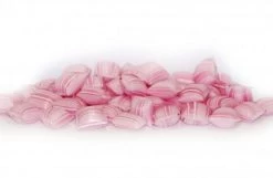 Rock Candy Pillows - Pin Striped - Pink With A Strawberry And Cream Flavour (1kg Bag)