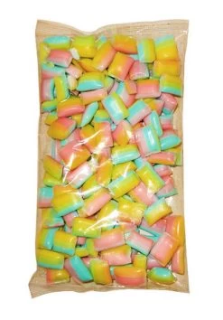 Rock Candy Pillows - Large - Pastel Rainbow (500g Bag)