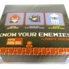Super Mario - Know Your Enemies ( 18 Tins In A Display) -Candy Promotion Store Super Mario Know Your Enemies 18 tins in a display front view 36267.1585642585