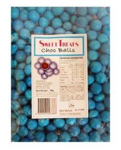 Sweet Treats Choc Balls - Blue (1kg Bag)