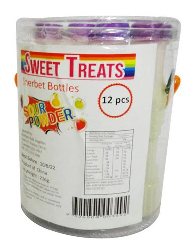 Sweet Treats Sherbet Bottle ( 12 X 18g) 3 Sweet Treats Sherbet Bottle ( 12 X 18g)