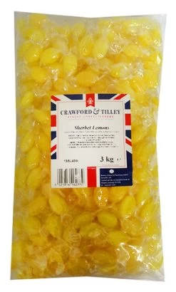 Tilleys Sherbet Lemons - Individually Wrapped (3kg Bag)