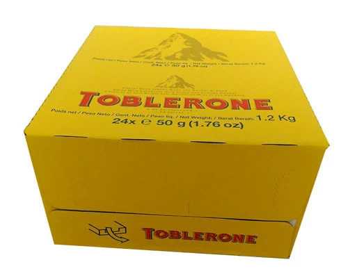 Toblerone Milk Chocolate Bar (24 X 50g Bars) 4 Toblerone Milk Chocolate Bar (24 X 50g Bars) - Image 2