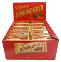 Whittakers Almond Slab (45g Bars X 50pc Box)