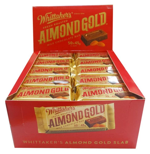Whittakers Almond Slab (45g Bars X 50pc Box) 3 Whittakers Almond Slab (45g Bars X 50pc Box)