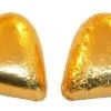 Chocolate Gems - Chocolate Hearts - Gold Foil (500g Bag / Approx 60 Pieces) -Candy Promotion Store chocolate gems chocolate hearts gold 88441.1369889892