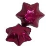 Chocolate Gems - Chocolate Stars - Burgundy Foil (500g Bag / Approx 69 Pcs) -Candy Promotion Store chocolate gems chocolate stars burgundy 72809.1369895322