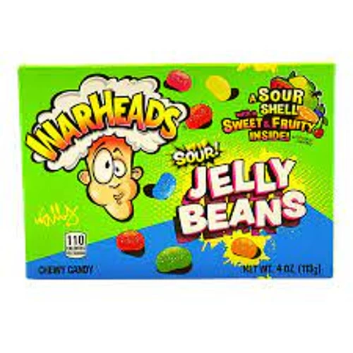 Warhead Movie Box - Sour Jelly Beans(113g X 12 Packs In A Display Unit) 3 Warhead Movie Box - Sour Jelly Beans(113g X 12 Packs In A Display Unit)