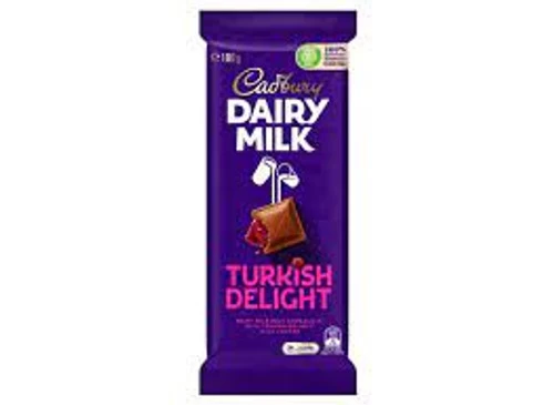 Cadbury Dairy Milk Turkish Delight Family Blocks (180g X 15pc Box) 3 Cadbury Dairy Milk Turkish Delight Family Blocks (180g X 15pc Box)