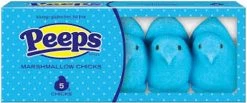 Peeps Marshmallow Blue Chicks (5 X 8.4g In A Box)
