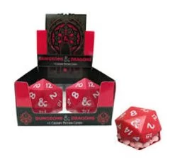 Dungeons & Dragons D20 Tin Cherry Potion Candy(12 Tins)