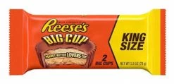 Reeses Peanut Butter Big Cup King Size 2 PK (16x79gm In A Box)