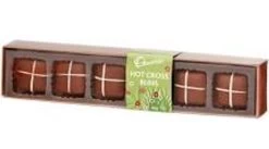 Chocolatier - Hot Cross Buns - 6 Pieces (12 X 80g Packs In A Display Box)