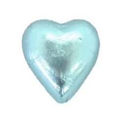 Belgian Milk Chocolate Hearts - Light Blue (500g Bag) -Candy Promotion Store light blue 37992.1661494448